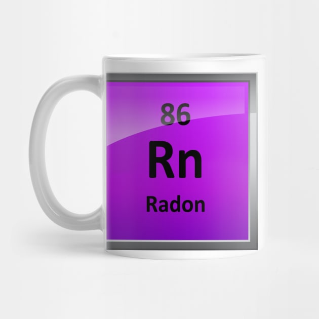 Radon Periodic Table Element Symbol by sciencenotes